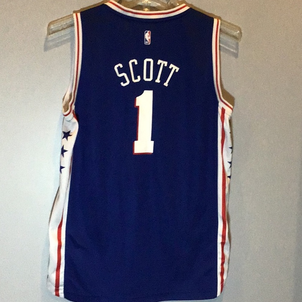 Mike Scott Philadelphia 76ers basketball jersey